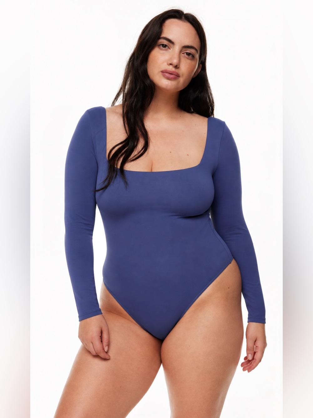 Aritzia Contour Square-Neck Long-Sleeve Bodysuit – Size XL